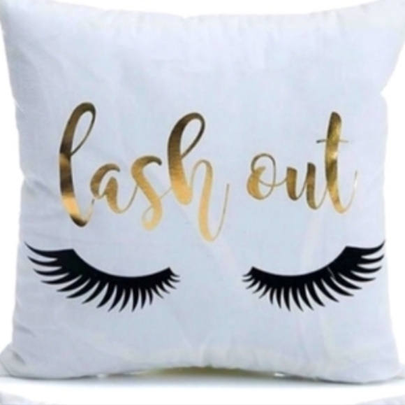 4-PK White Black And Gold Decorative Pillowcases - Picture 2 of 5
